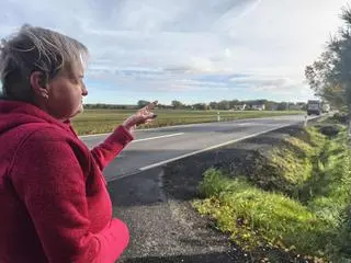 Pani Lidia, mieszkanka Pławinka, mieszka tuż przy drodze wojewódzkiej, gdzie natężenie ruchu jest bardzo duże