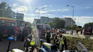 Wypadek tramwaju w Katowicach