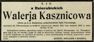 Nekrolog Walerii Kasznicy