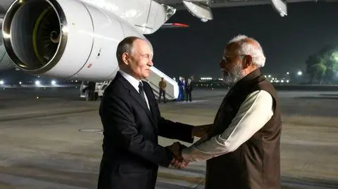 Wizyta Putina w Indiach