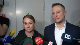 Krzysztof i Dorota Brejzowie po ogłoszeniu wyroku