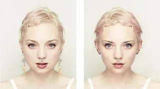Symetria twarzy poddana próbie przez Alexa Johnbecka