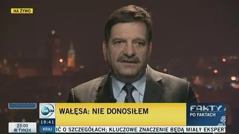 Janusz Śniadek w "Faktach po Faktach" mówił o dokumentach znalezionych w domu gen. Kiszczaka