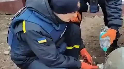 Tak ukraińskie służby bezpieczeństwa rozbrajają rosyjskie bomby