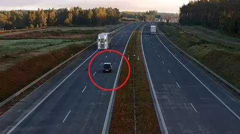 93-latek jechał pod prąd na drodze ekspresowej
