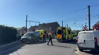 Wypadek w Belgii