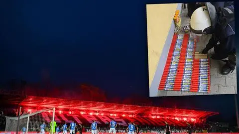 Karetka na sygnale, a w niej pirotechniczny arsenał. Klub wydał oświadczenie