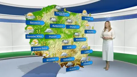Pogoda na poniedziałek