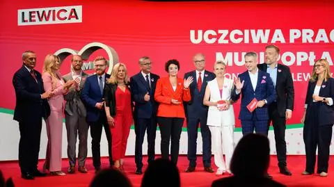 Konwencja programowa Lewicy "Dobra praca dla dobrego życia" w Poznaniu przed wyborami parlamentarnymi w 2023 roku