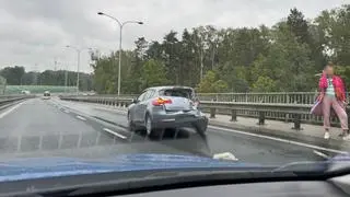 Zderzenie auta z betoniarką 