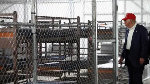 Trump odwiedził "aligatorowe Alcatraz"