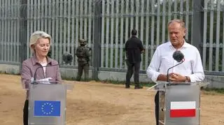 Wizyta Donalda Tuska i Ursuli von der Leyen w Krynkach