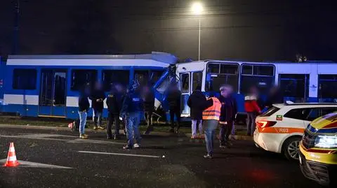 Zderzenie tramwajów w Krakowie