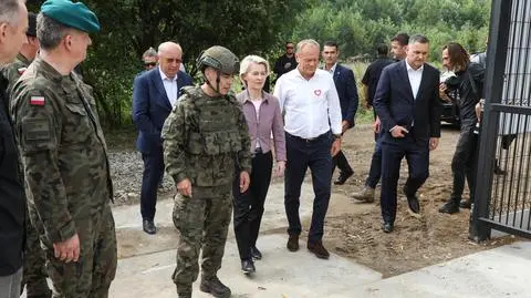 KRYNKI WIZYTA DONALDA TUSKA I URSULI VON DER LEYEN