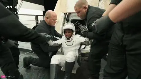 Shubhanshu Shukli wszedł na pokład statku Shannon