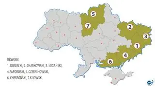 Obwody zniszczone w wyniku walk i ostrzałów 