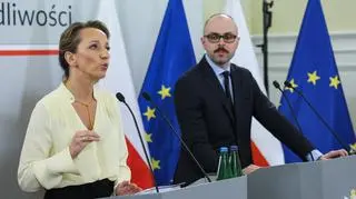 Sylwia Gregorczyk-Abram i Mikołaj Małecki