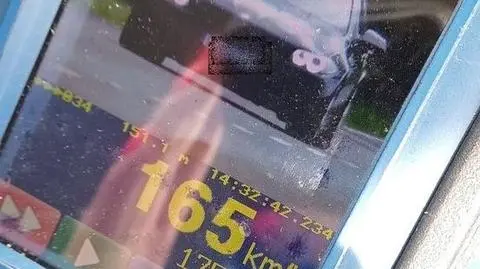 38-latek przekroczył prędkość o 115 km/h