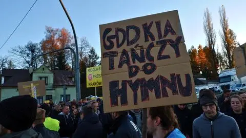 Zakopianka. Protest przeciwko budowie trasy S7 Kraków-Myślenice