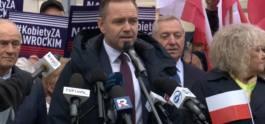 Emocje na konferencji Nawrockiego. Pytają o jego mieszkanie 