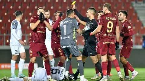 Faulu nie było, ale była czerwona kartka. Boniek nie wytrzymał
