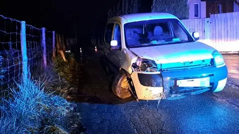 Wjechała w latarnię 