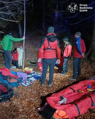 Grotołaz uratowany przez GOPR