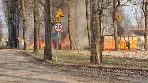 Kolejny pożar pustostanu w Toruniu