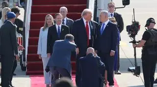 Izaak Herzog, Donald Trump i Benjamin Netanjahu