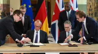Keir Starmer i Friedrich Merz