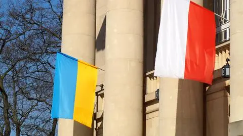 flaga Polska Ukraina