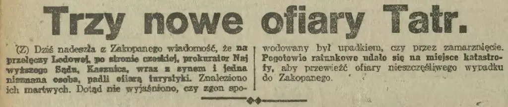 "Padli ofiarą turystyki"