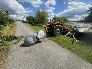 Pijany kierowca ciągnika