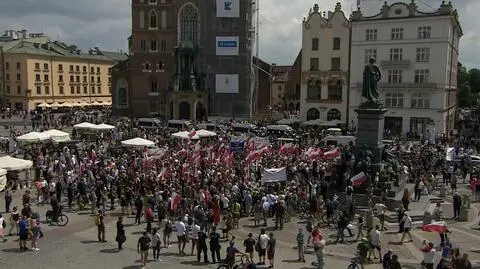 Manifestacja w Krakowie 