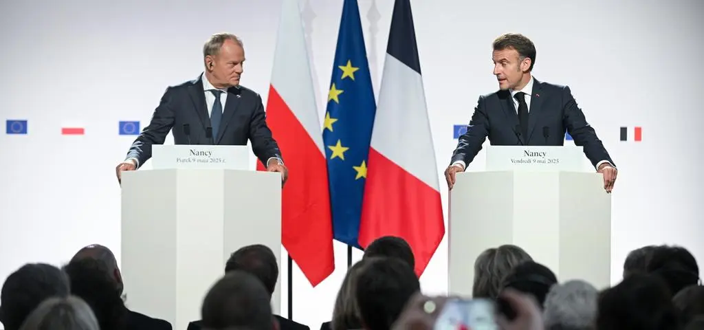 Tusk i Macron. Konferencja prasowa