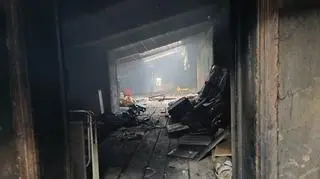 Tragiczny pożar w Łodzi. Nie żyje jedna osoba