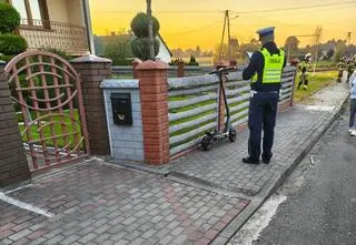 Dziewczynka przewróciła się na hulajnodze. Nieprzytomna trafiła do szpitala