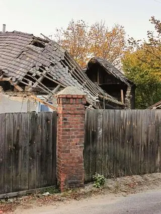 Zawaliła się część domu w Zielonej Górze