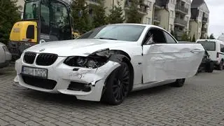 Kierowca bmw został w końcu zatrzymany 