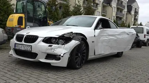 Kierowca bmw został w końcu zatrzymany 