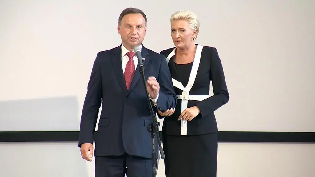 Fragment przemówienia prezydenta w liceum gdyńskim