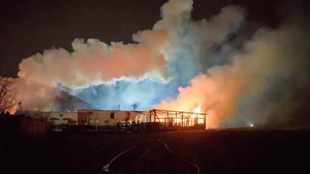 Ewakuowano mieszkańców Murowanej Gośliny