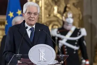 Prezydent Włoch Sergio Mattarella