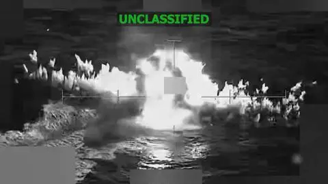 Atak sił amerykańskich na łódź na Morzu Karaibskim