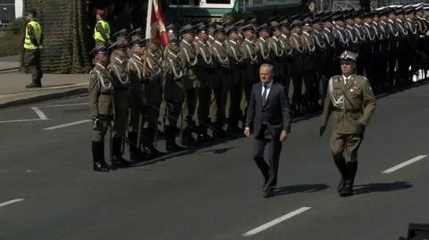 Premier przed defiladą