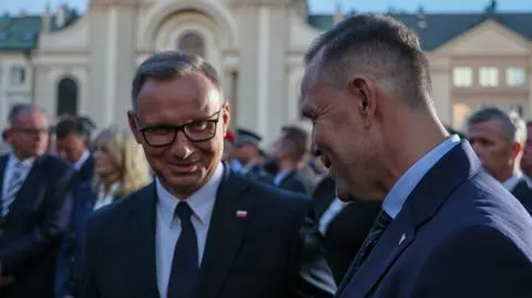 Prezydent Andrzej Duda i Karol Nawrocki