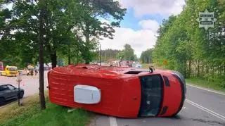 Zderzenie czterech pojazdów