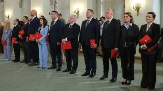 Zaprzysiężeni ministrowie