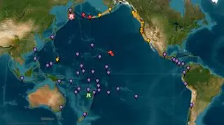 Ostrzeżenia przed tsunami wydane po trzęsieniu ziemi u wybrzeży Kamczatki