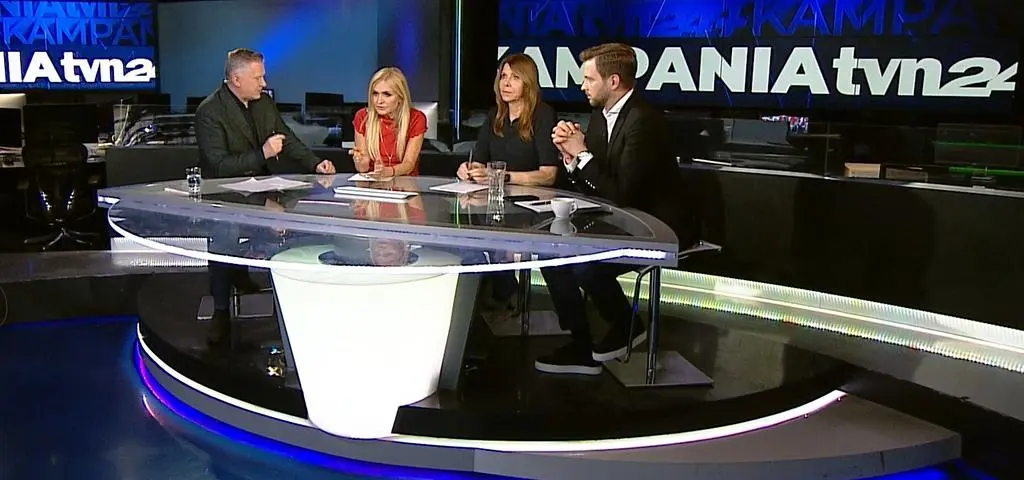 Ostre spięcie dziennikarzy w programie "Kampania+"